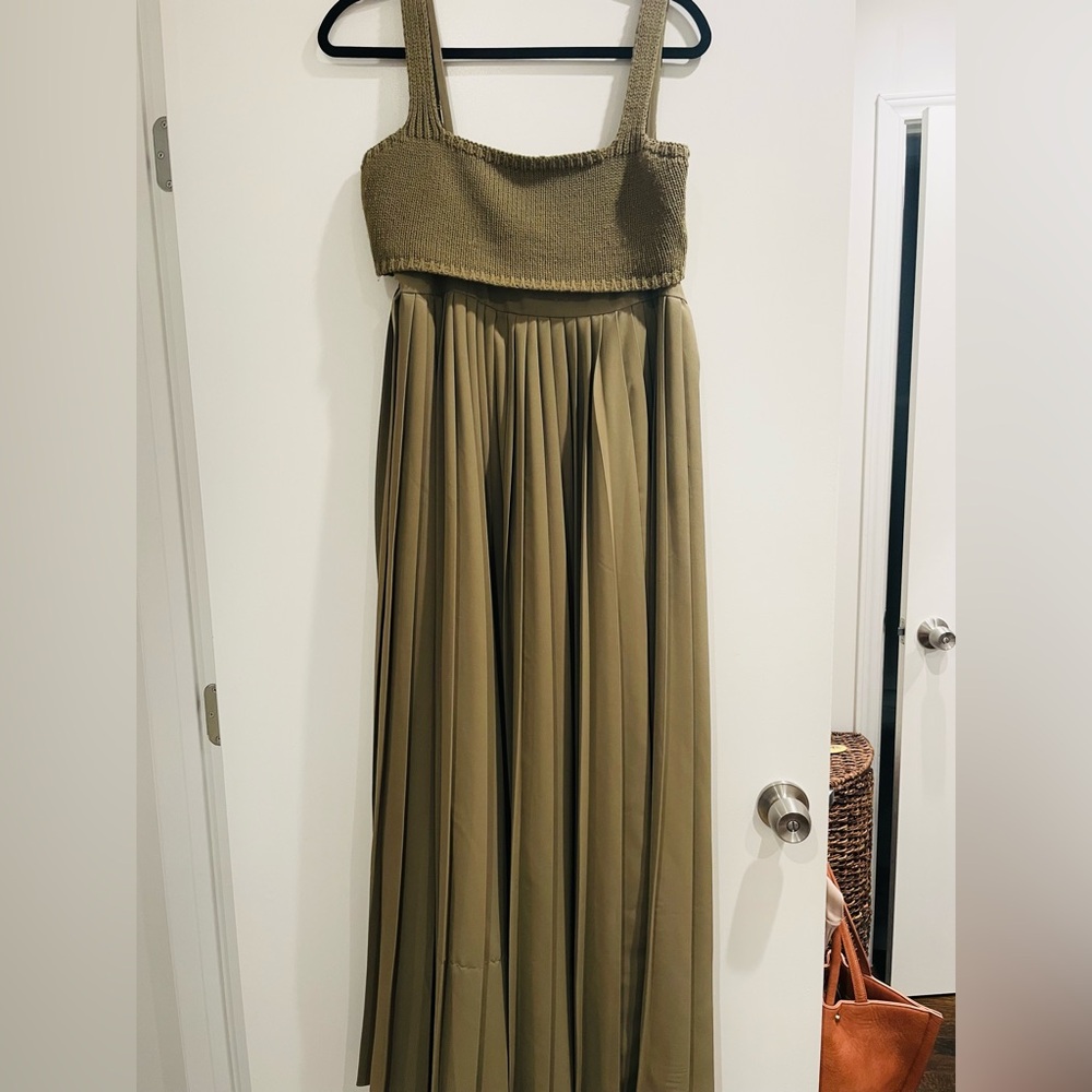 Mare x Anthropologie Pleated Maxi Dress